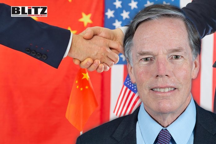 US-China relationship, US public opinion, American firms, Nicholas Burns