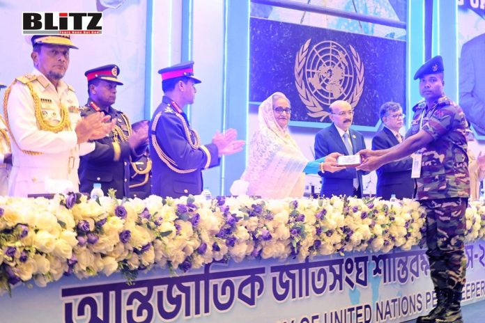 Sheikh Hasina, Bangladesh, International Day of UN Peacekeepers
