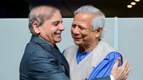 Shehbaz Sharif and Muhammad Yunus