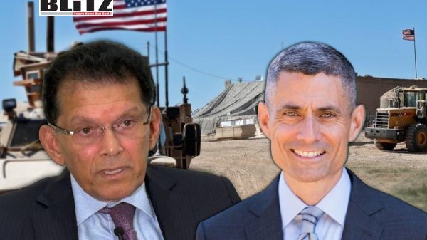 S. Paul Kapur, Assistant Secretary of State for South and Central Asian Affairs with Bangladesh Foreign Minister Dr. Khalilur Rahman