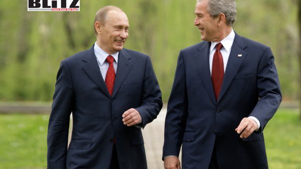 George W. Bush, President Vladimir Putin, Moscow, Cold War, Chechnya, NATO, Caucasus, Kazakhstan, North Korea, Donald Rumsfeld, nuclear, Propaganda, 