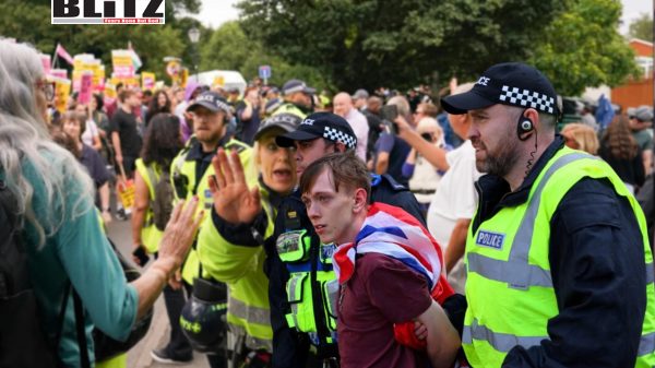 Immigration, Far-right, social media, Misinformation, Britain, Northern Ireland, Nigel Farage, North America, Prime Minister Keir Starmer, 