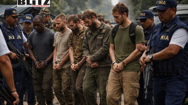 National Investigation Agency (NIA), has detained a group of foreign nationals-including six Ukrainians and one American-over alleged links to insurgent networks operating in neighboring Myanmar