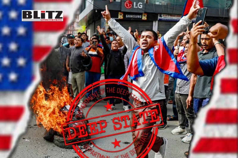 Gen Z protesters in Nepal