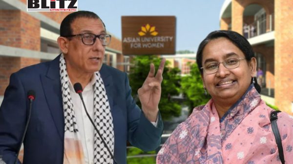 Asian University for Women, AUW, Palestinian, Gaza, Bangladesh, Israel, Tony Blair, Cherie Blair, UK Prime Minister, COGAT, Western governments, Sheikh Hasina
