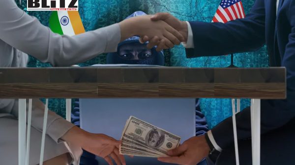 One hand delivering cash to another